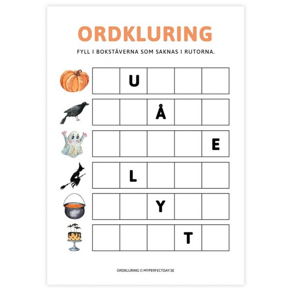 Halloweenkluringar - 5-pack - Kit 1