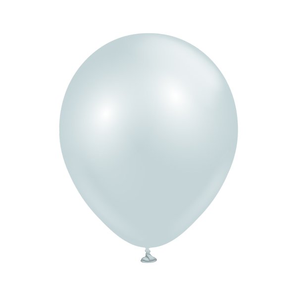 Ballonger enf�rgade - Premium 45 cm - Aura Ice Blue - 5-pack