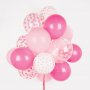 Ballonger - Printed Confetti - Rosa - 5-pack