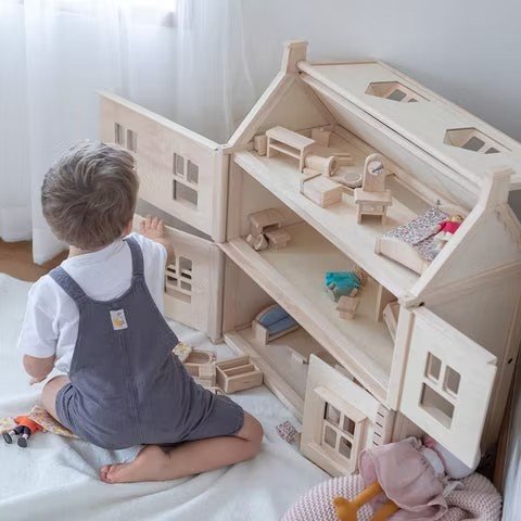 Dockhus - Vicorian Dollhouse - Plantoys Dockhus - Vicorian Dollhouse - Plantoys