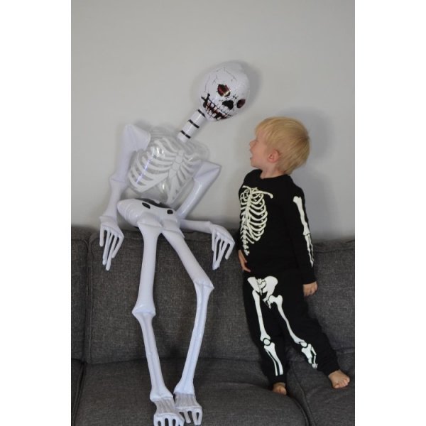 Skelett Uppbl�sbart Halloween Dekoration