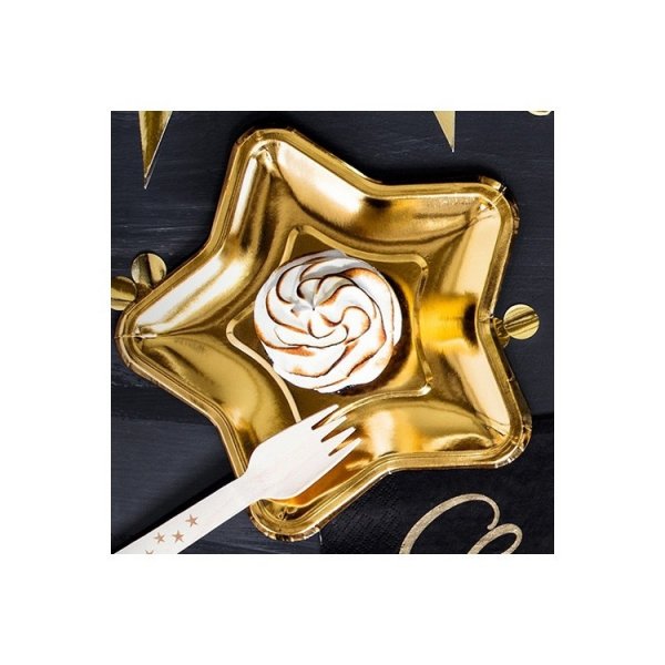 Pappersassietter Stj�rna Guld