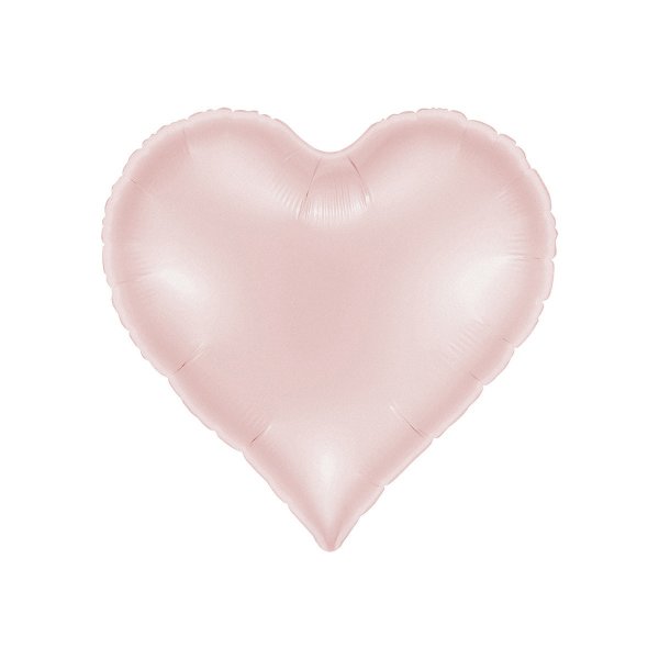 Folieballong - Sweetie Heart Satin Pastel Pink 46 cm