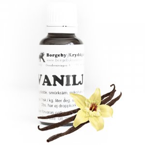 Arom - Borgeby Kryddgård - Vanilj - 25 ml Arom - Borgeby Kryddgård - Vanilj - 25 ml