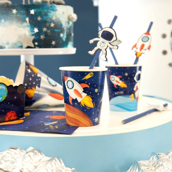 Pappmuggar - Space Cosmos - 8-pack