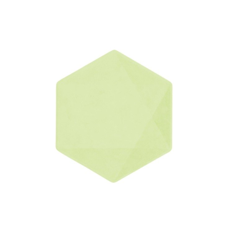 Assiett Grön Hexagon, Vert Decor – Fyndhörnan