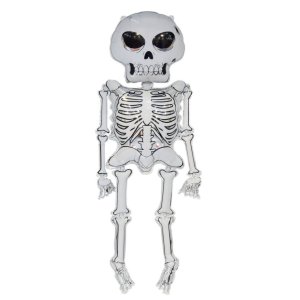 Folieballong - Stor - Halloween - Skelett - 158 cm