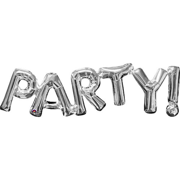 Folieballong - Party - Silver