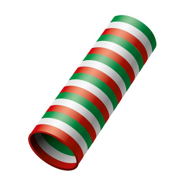 Serpentiner - Grön-Vit-Röd - 18x4m - 6-pack Serpentiner - Grön-Vit-Röd - 18x4m - 6-pack