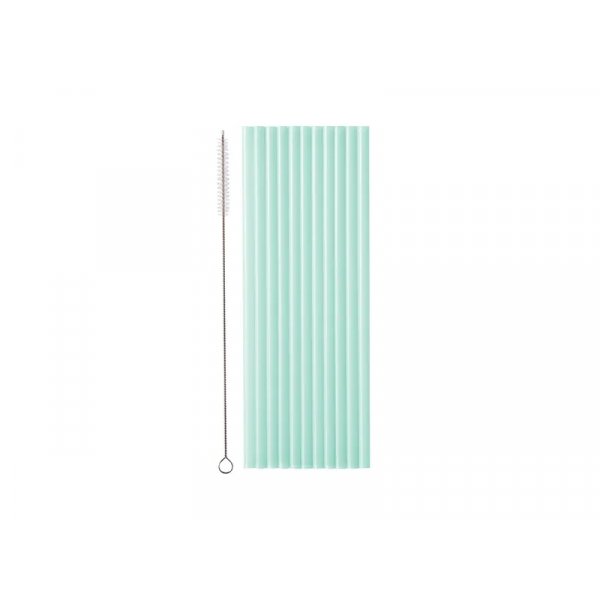 Sugr�r i plast, mint, 12st