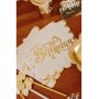 Servetter med happy birthday - Vit - 16-pack