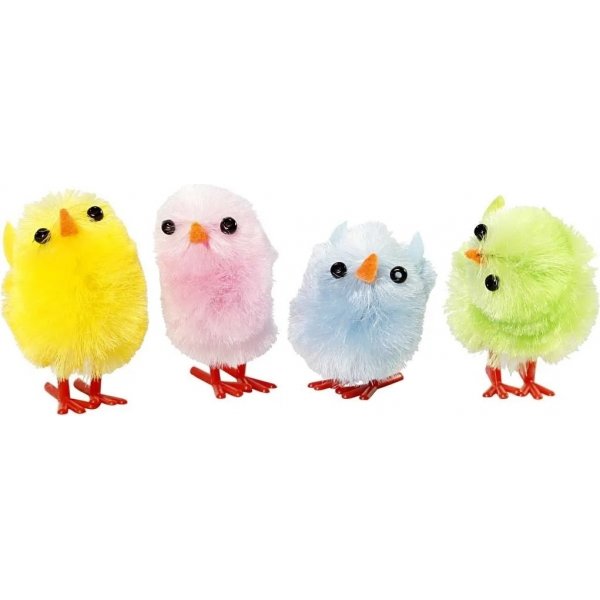 Sm kycklingar - 12-pack - Pastell