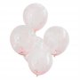 Konfettiballonger - Prlor - Ljusrosa - 5-pack