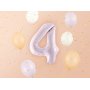 Sifferballonger pastellf�rgad lila, 72 cm - 4