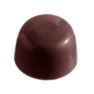 Pralinform - CW2297 Kupol m platt topp - 3 cm - Chocolate World