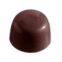 Pralinform - CW2297 Kupol m platt topp - 3 cm - Chocolate World
