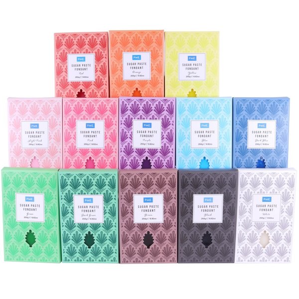 Sugarpaste/Sockerpasta Premium - Ljusbl - PME - 250 g