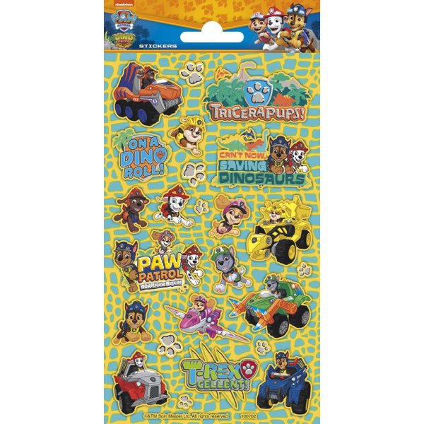 Tatueringar - Paw Patrol - Dino Rescue - ca 20 st