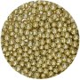 Krispiga chokladp�rlor Metallic Yellow 60 g - FunCakes