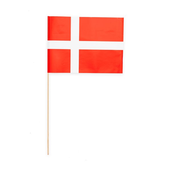 Pappersflaggor - Danmark - 20x30 cm - 10-pack Pappersflaggor - Danmark - 20x30 cm - 10-pack