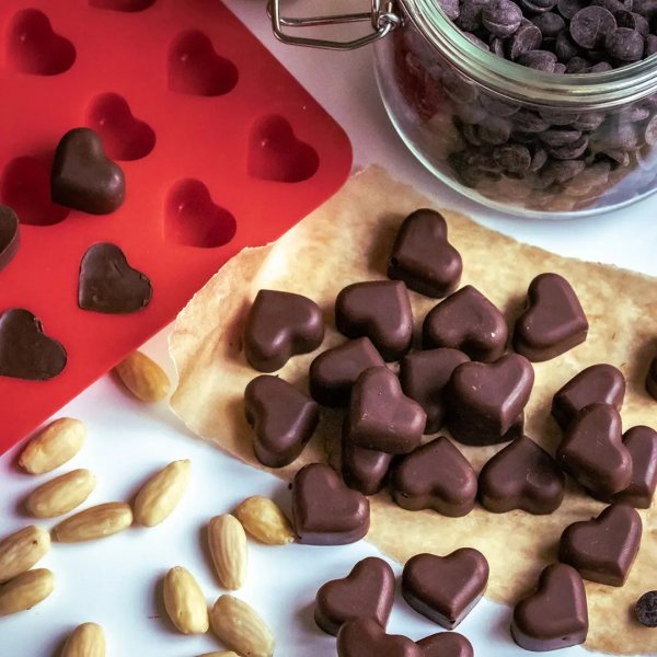 Silikonform - Hjärtan - 35 st Silikonform - Hjärtan - 35 st