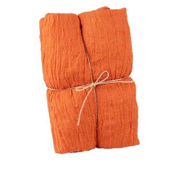 Bordsl�pare i tyg - Orange - 90 cm x 3 m