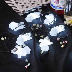 Ljusslinga - Sp�ken - Halloween - 210 cm
