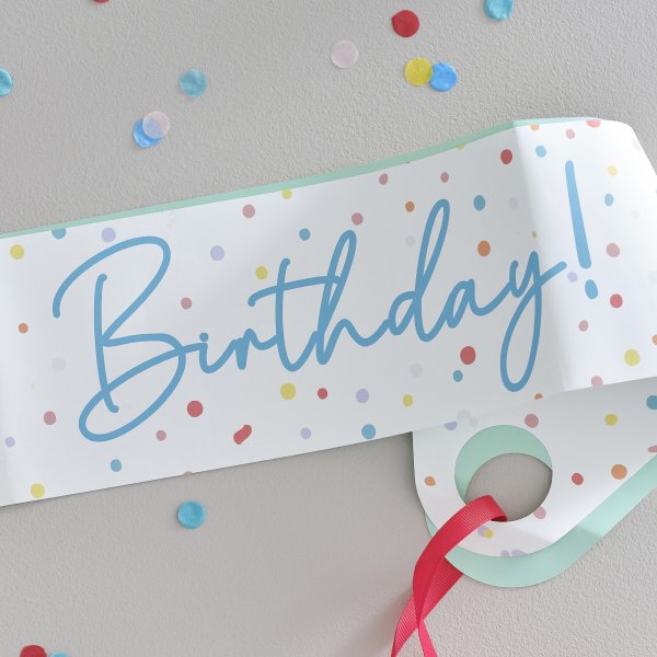 Sash och diadem - It\\\'s my birthday