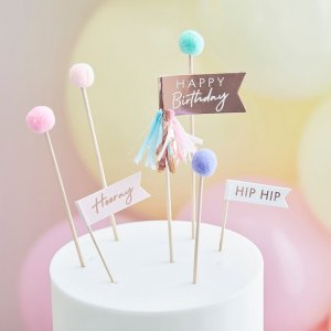 Cake toppers - Mix it Up - Pastel/Rosguld