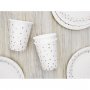 Pappersmuggar Prickar Ros� 6-pack