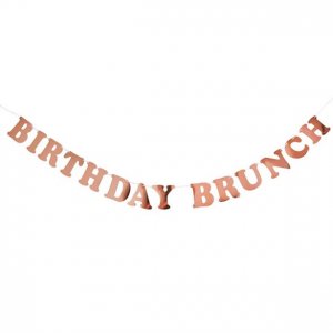 Banner - Birthday Brunch - Rosguld