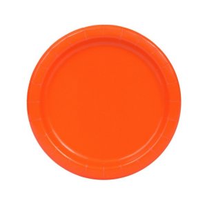 Papperstallrikar Orange