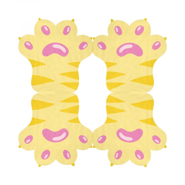 Servetter - Pastellkatter - 12 st