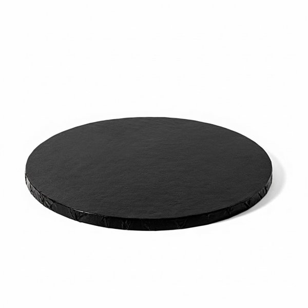 Tjock tårtbricka - Rund - Svart - 1,2 cm tjock, 30cm i diameter Tjock tårtbricka - Rund - Svart - 1,2 cm tjock, 30cm i diameter