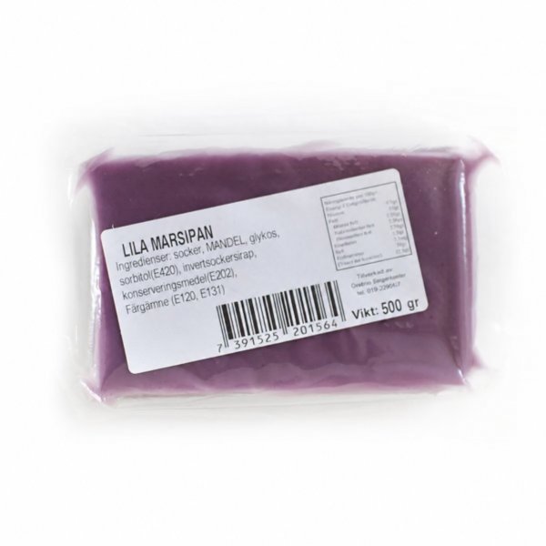 Marsipan Lila - 500g - Örebro Bagerivaror Marsipan Lila - 500g - Örebro Bagerivaror