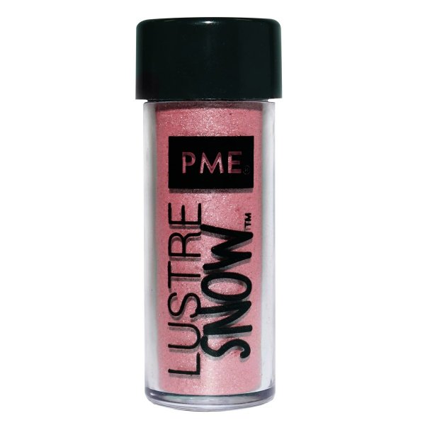 �tbart glitter - Rosa - Edible Lustre Snow - PME - 10 g