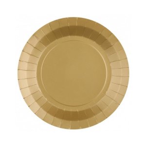 Papperstallrikar Guld, matt