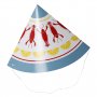 Partyhattar - Krftor - Ljusbl/Rd - 4-pack
