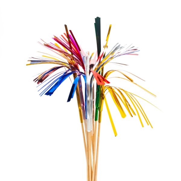 Party Picks - Blandade f�rger - 24 cm - 10-pack