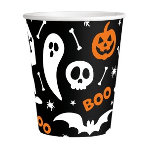 Pappmuggar - Boo - Halloween - 8-pack