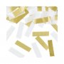 Konfettir�r vit/guld