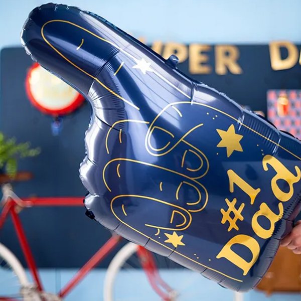Folieballong - #1 Dad - 86 cm Folieballong - #1 Dad - 86 cm