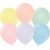 Ballonger enfrgade - Premium 30 cm - Mix Macaron Colors - 10-pack