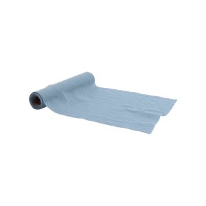 Bordsl�pare i tyg - Bl� - 28 cm x 5 m