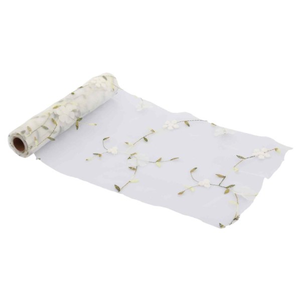 Bordsl�pare i tyg - Gr�n - 25 cm x 5 m