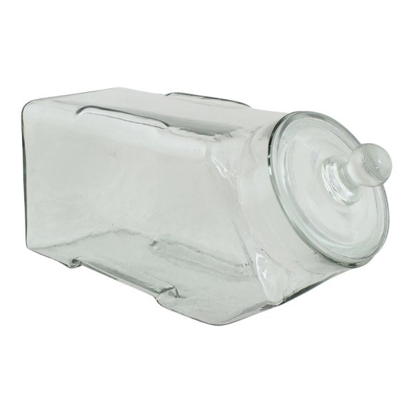 Liggande glasburk - Med lock Liggande glasburk - Med lock