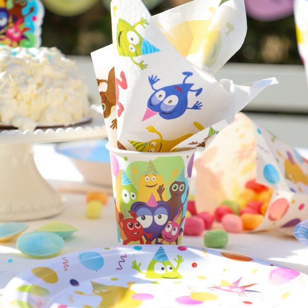 Papptallrikar - Babblarna - 8-pack Papptallrikar - Babblarna - 8-pack