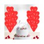 Dekorationer love r�d/silver