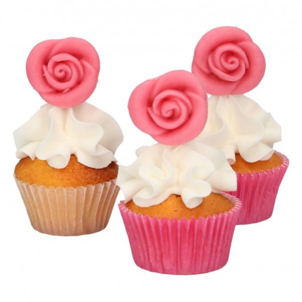 Marsipanrosor - 6-pack - Rosa Marsipanrosor - 6-pack - Rosa