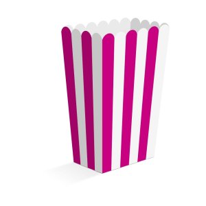 Snackaskar - Hot Pink - 6,3�4,4�13,5 cm - 8-pack
